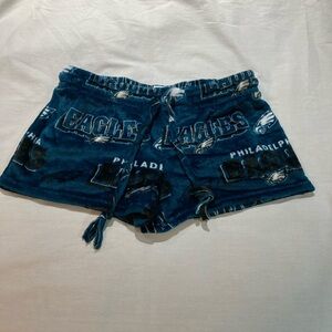 Philadelphia Eagles Fleece Lounge Shorts, Women’s size large, NWOT!